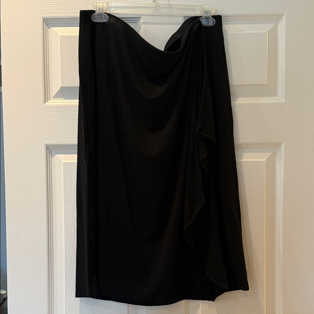 J. Jill Wearever Asymmetrical Black Skirt
